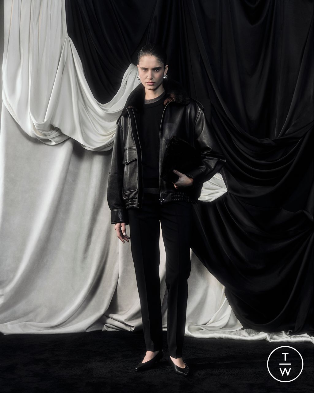 Fashion Week Paris Fall/Winter 2026 look 18 from the Loulou de Saison collection womenswear