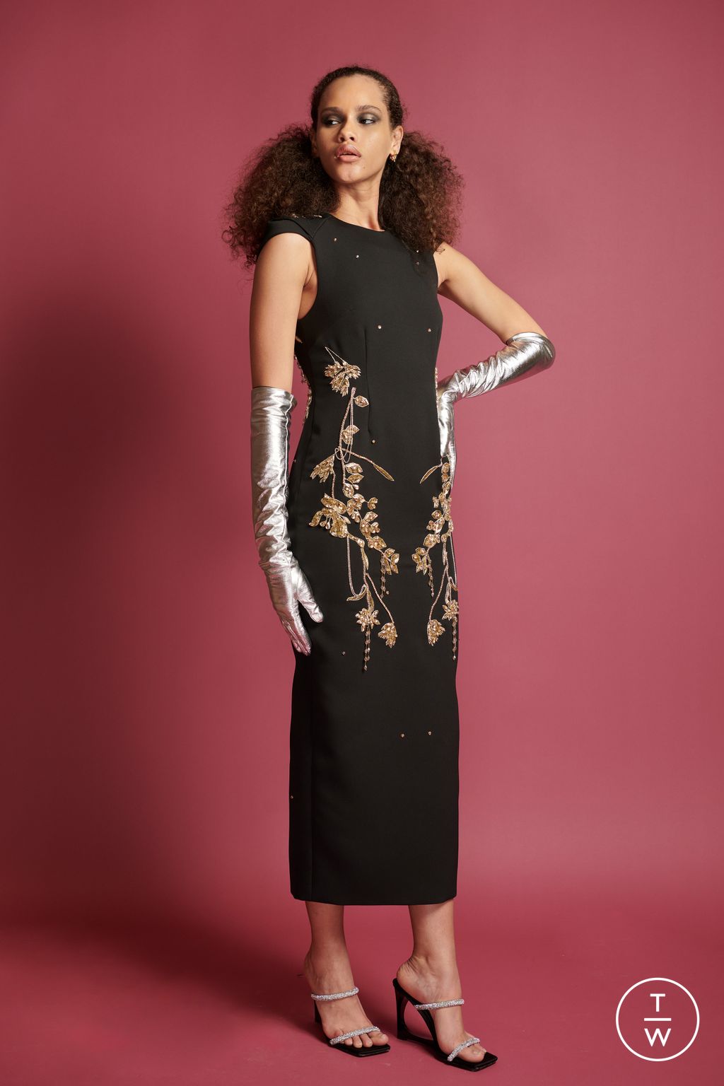 Fashion Week New York Resort 2024 look 15 de la collection Bibhu Mohapatra womenswear