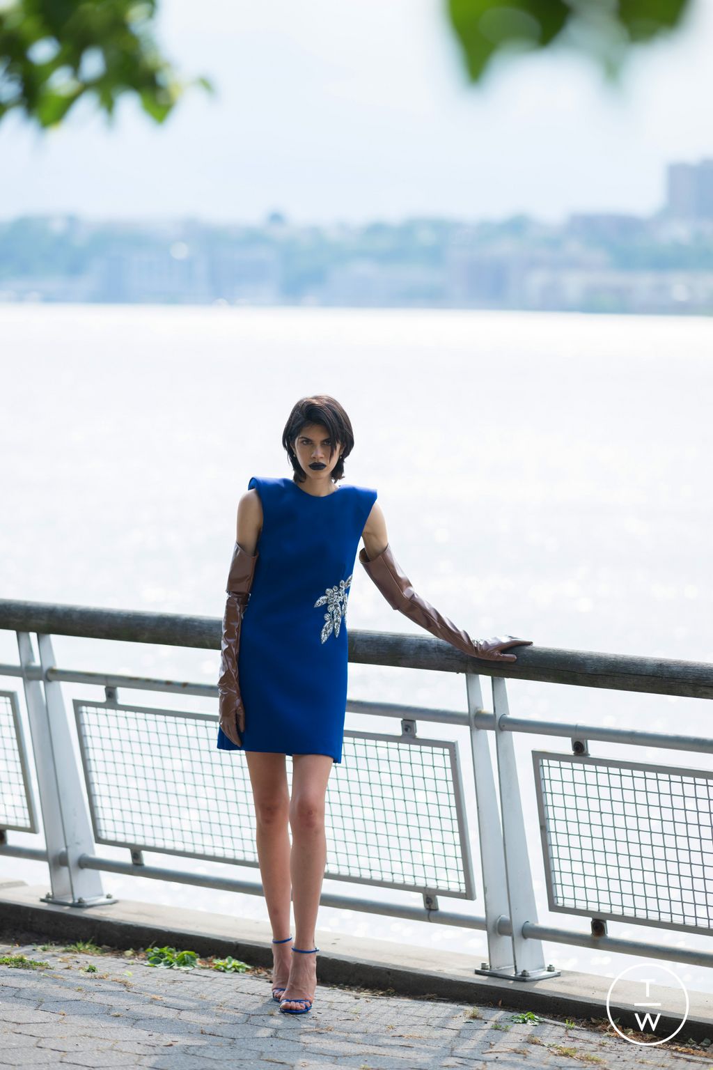 Fashion Week New York Resort 2025 look 15 from the Bibhu Mohapatra collection womenswear