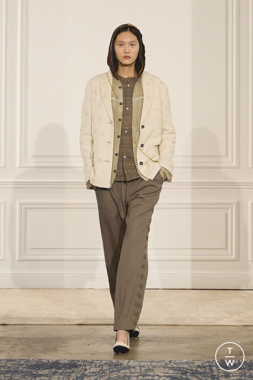 Fashion Week Paris Fall/Winter 2026 look 15 de la collection Kartik Research menswear