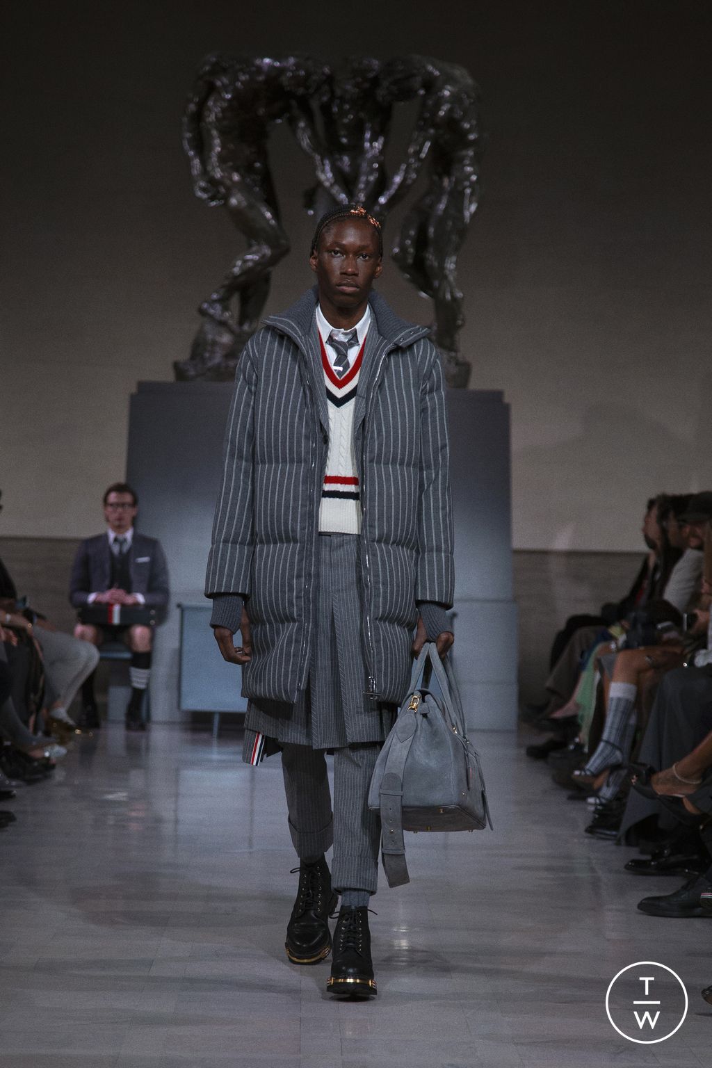 Fashion Week New York Fall/Winter 2026 look 16 de la collection Thom Browne womenswear