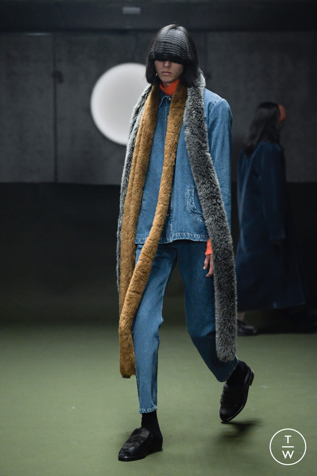 Fashion Week Paris Fall/Winter 2021 look 16 from the Namacheko collection 男装