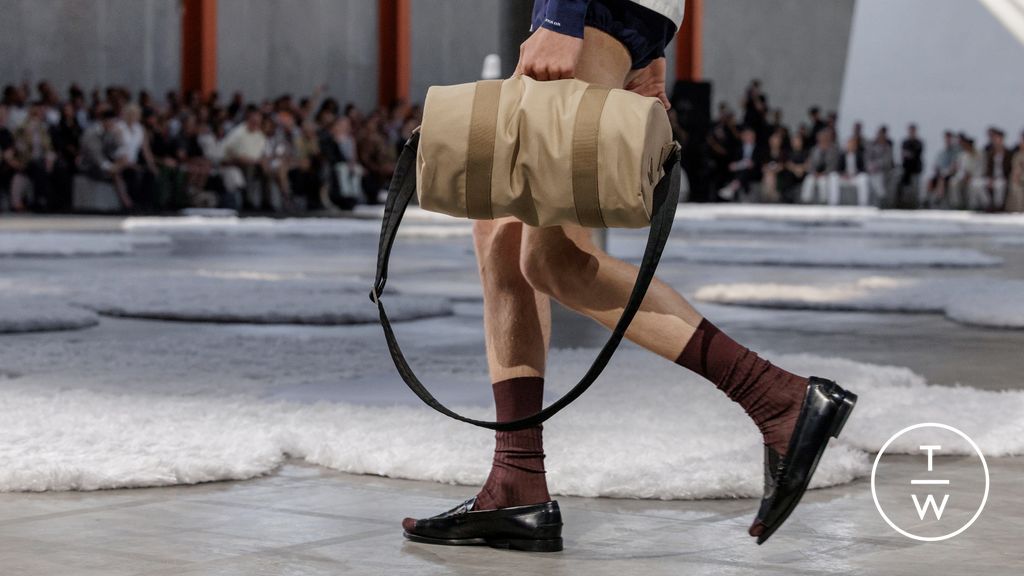 Fashion Week Milan Spring/Summer 2026 look 23 from the Prada collection menswear accessories