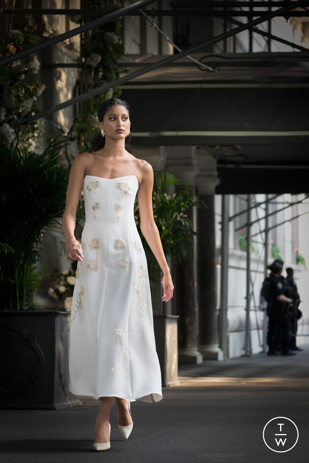 Fashion Week New York Resort 2026 look 16 from the Bibhu Mohapatra collection womenswear