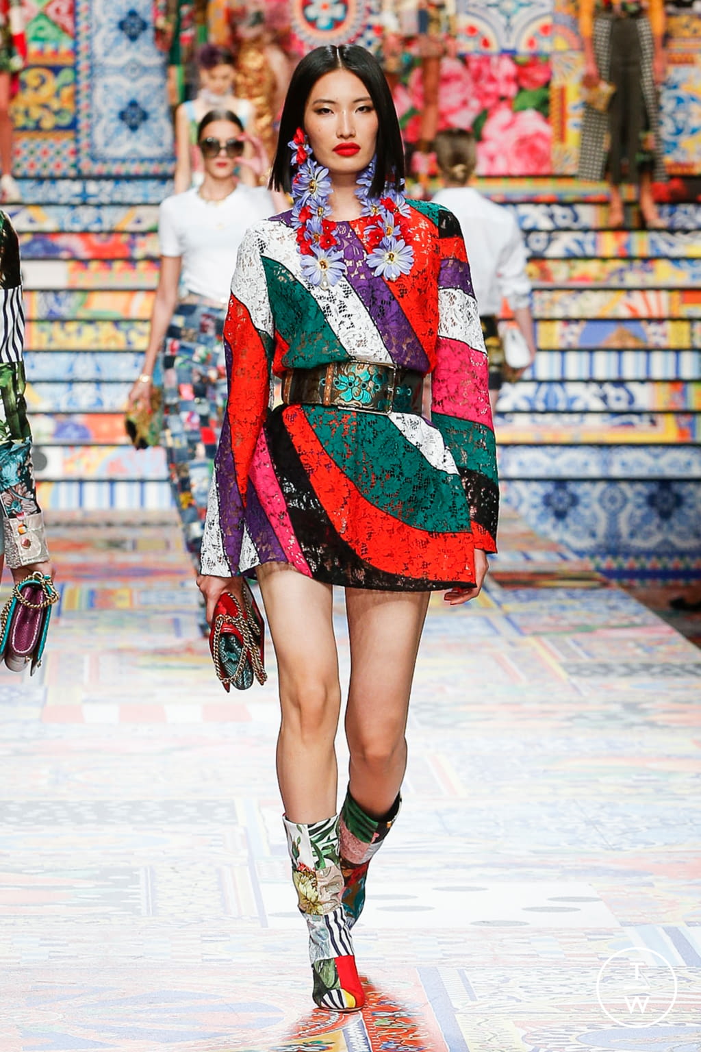 Fashion Week Milan Spring/Summer 2021 look 17 from the Dolce & Gabbana collection womenswear