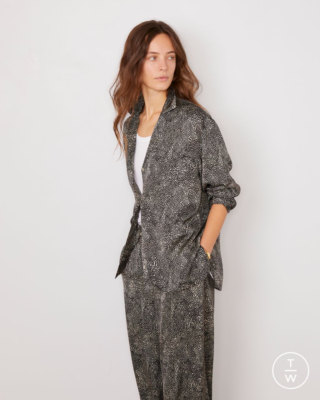 Fashion Week Paris Pre-Fall 2026 look 17 de la collection Officine Générale womenswear