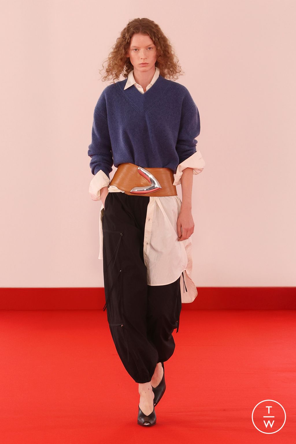 Fashion Week New York Spring/Summer 2026 look 18 from the Brandon Maxwell collection womenswear