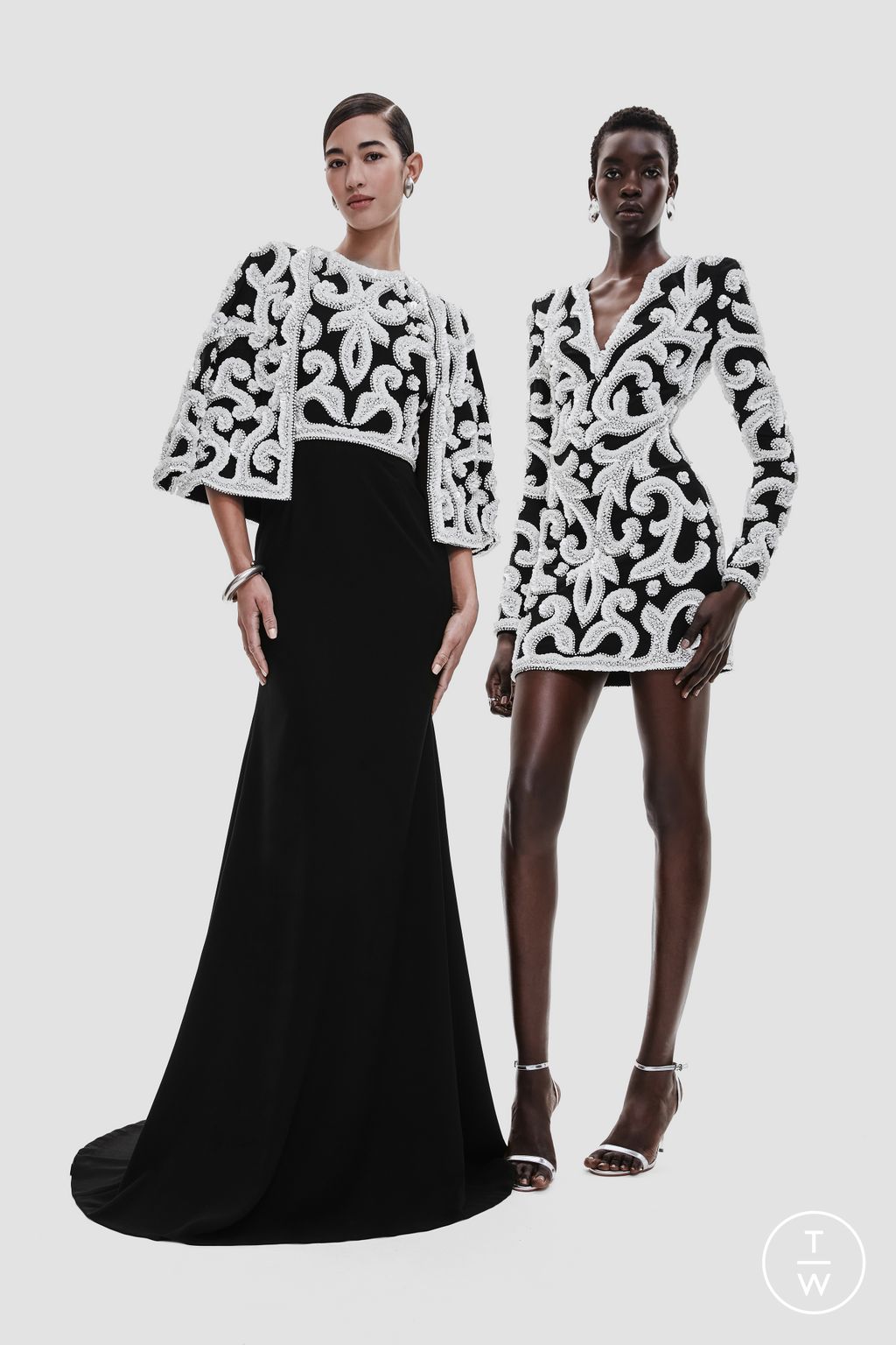 Fashion Week New York Pre-Fall 2024 look 18 from the Naeem Khan collection 女装