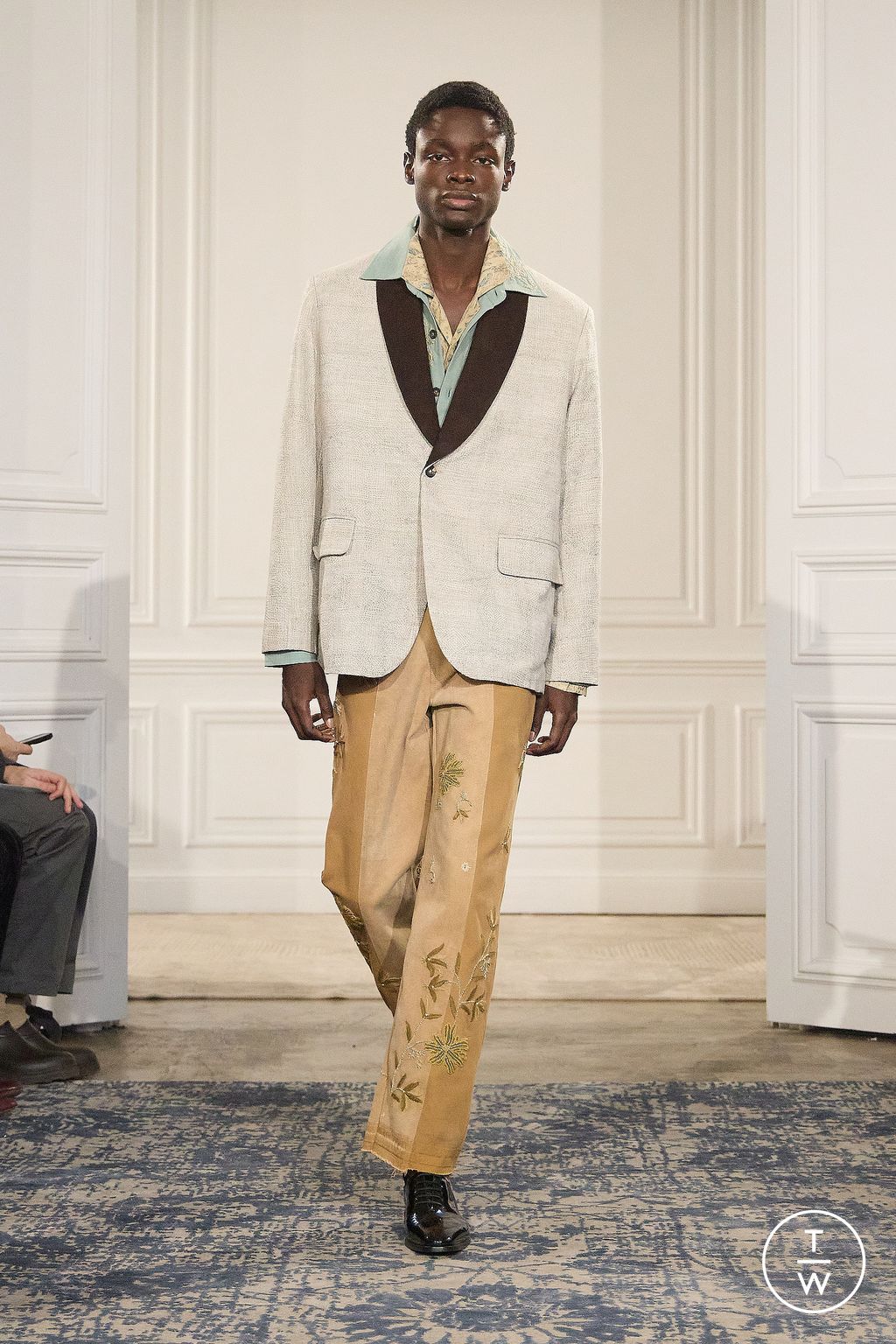 Fashion Week Paris Fall/Winter 2026 look 18 de la collection Kartik Research menswear