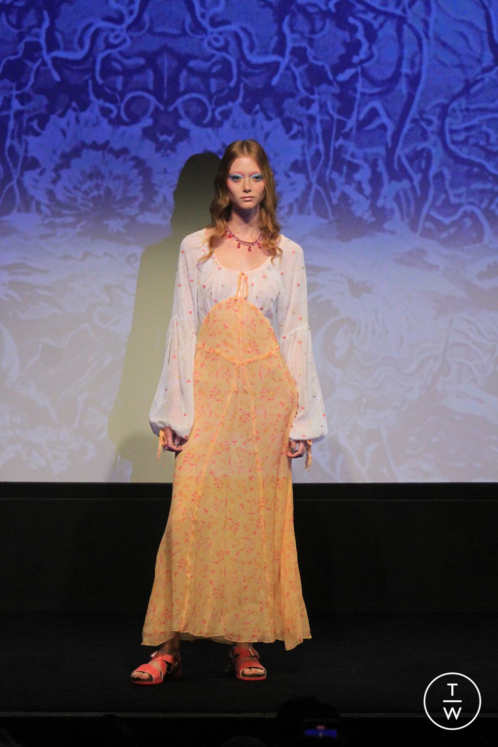 Fashion Week New York Spring/Summer 2024 look 18 from the Anna Sui collection womenswear
