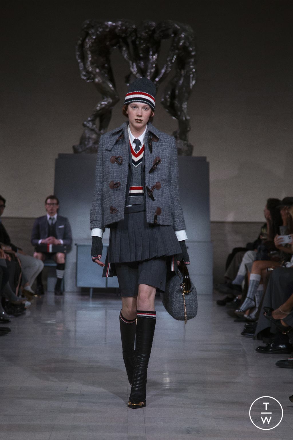 Fashion Week New York Fall/Winter 2026 look 19 de la collection Thom Browne womenswear