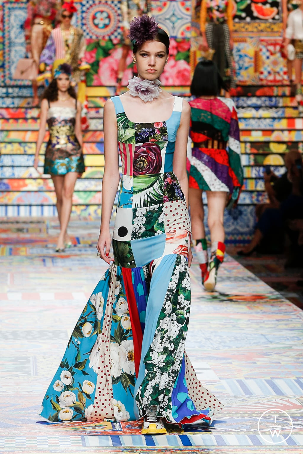 Fashion Week Milan Spring/Summer 2021 look 19 from the Dolce & Gabbana collection womenswear