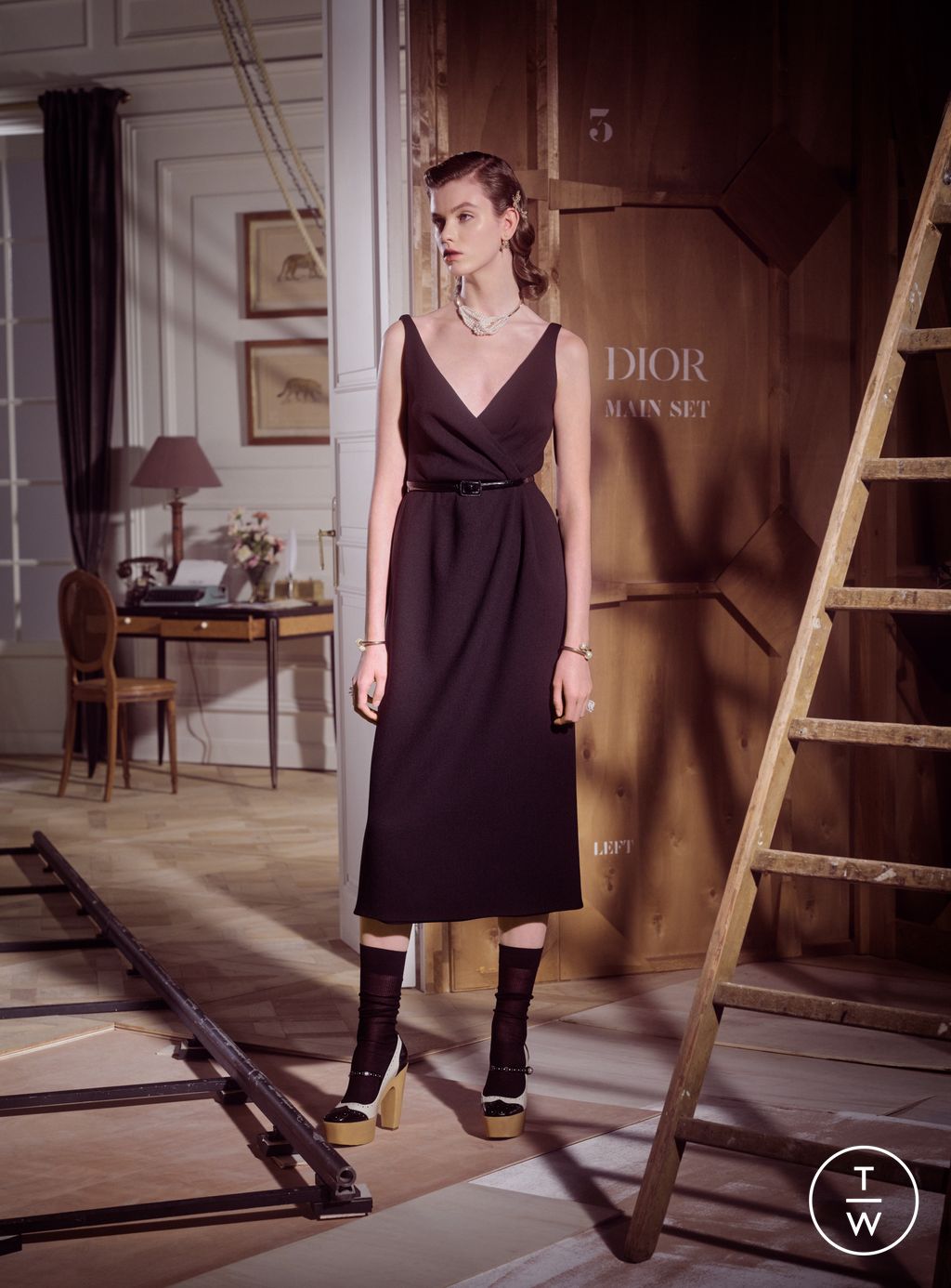 Fashion Week Paris Pre-Fall 2024 look 96 from the Christian Dior collection womenswear