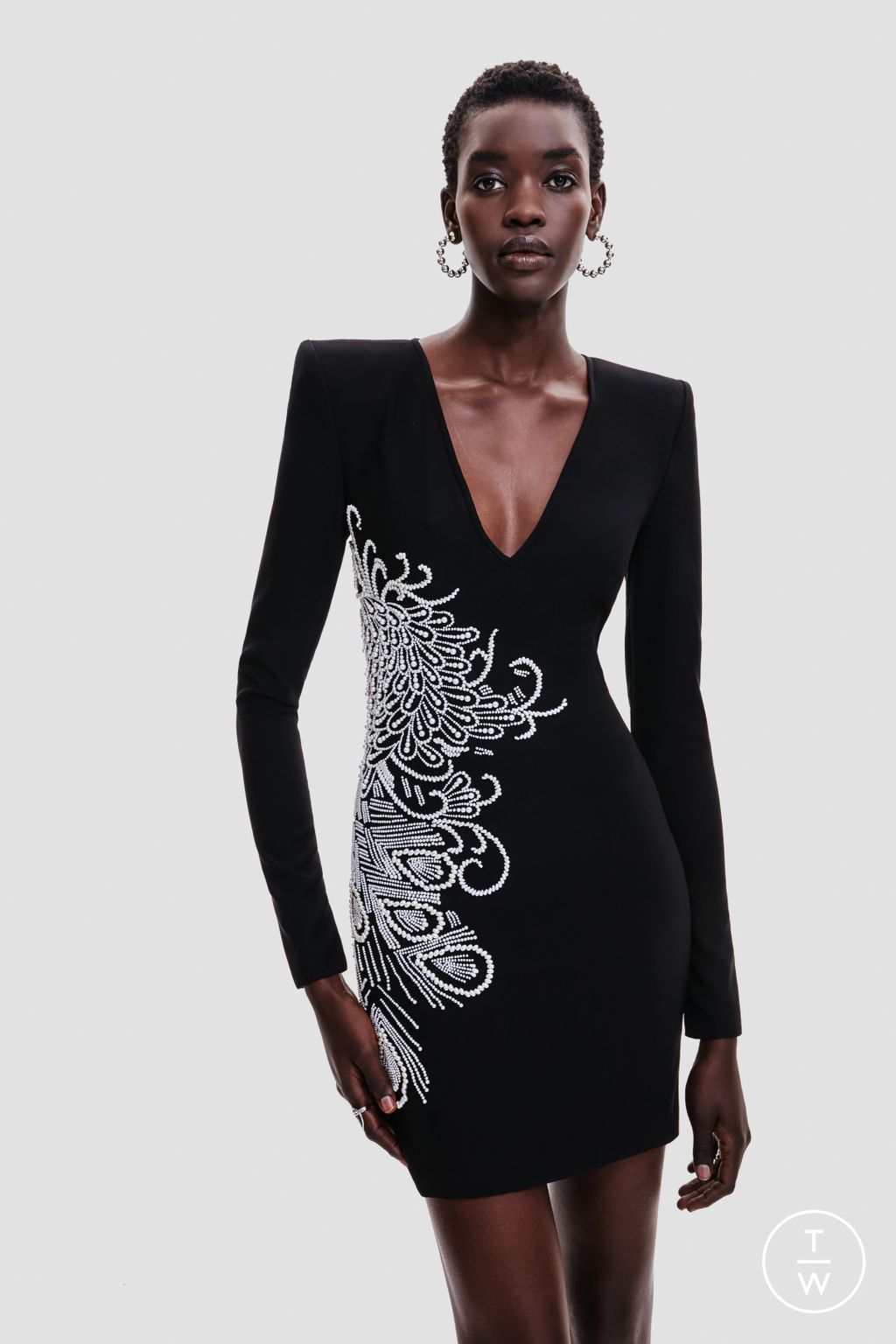 Fashion Week New York Pre-Fall 2024 look 19 from the Naeem Khan collection womenswear