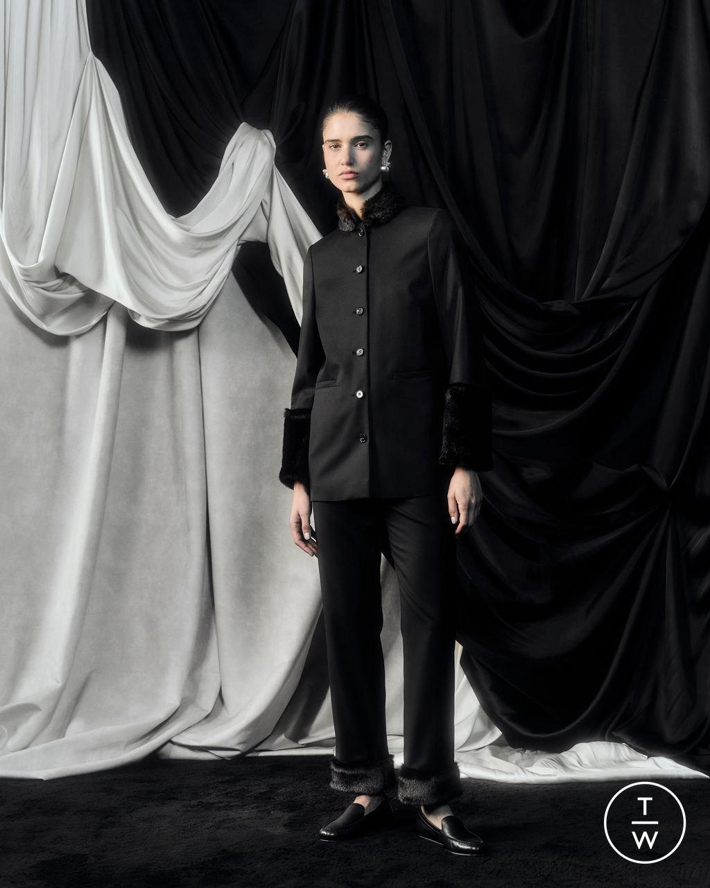 Fashion Week Paris Fall/Winter 2026 look 22 from the Loulou de Saison collection womenswear