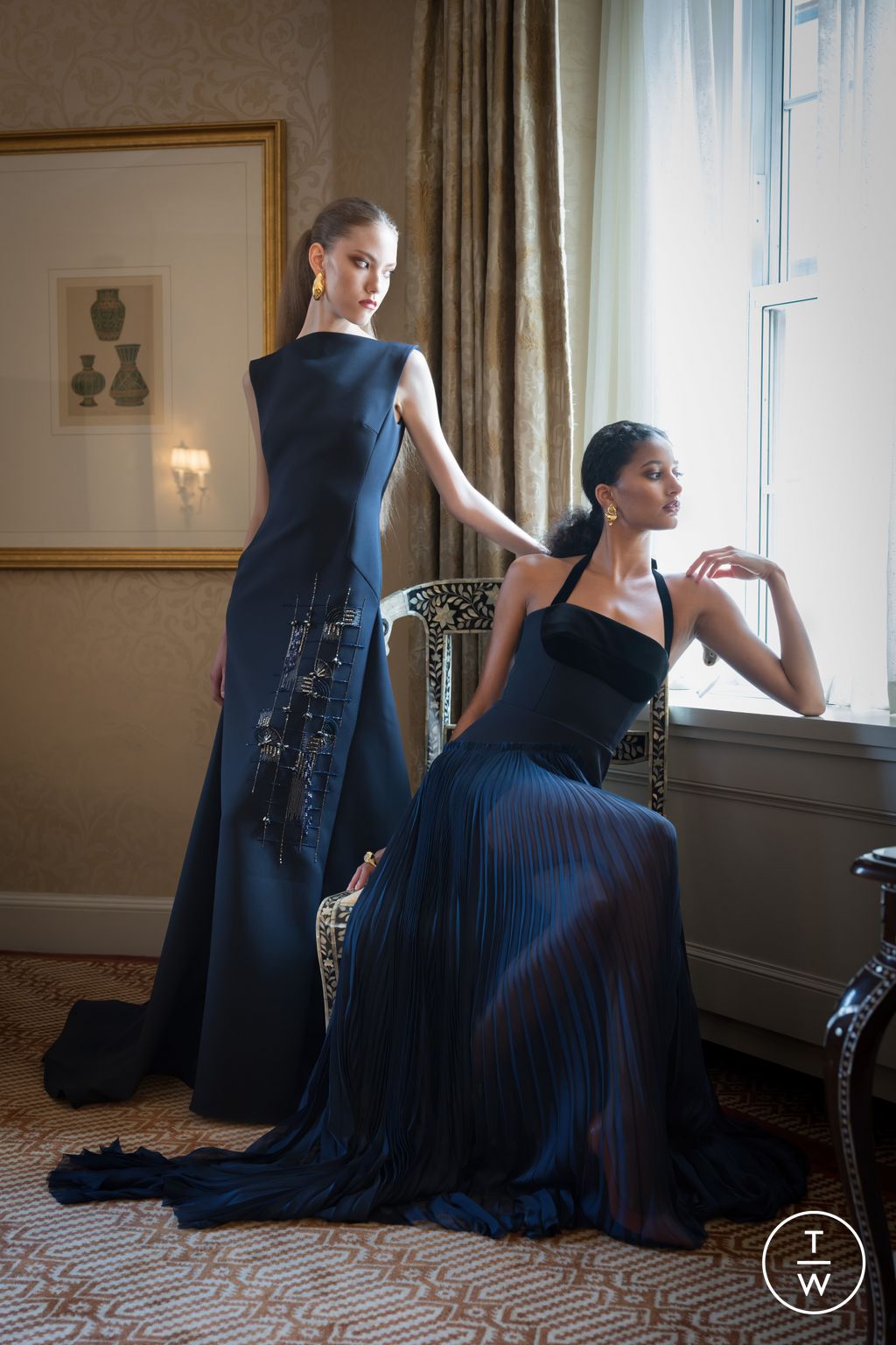 Fashion Week New York Resort 2026 look 19 from the Bibhu Mohapatra collection womenswear