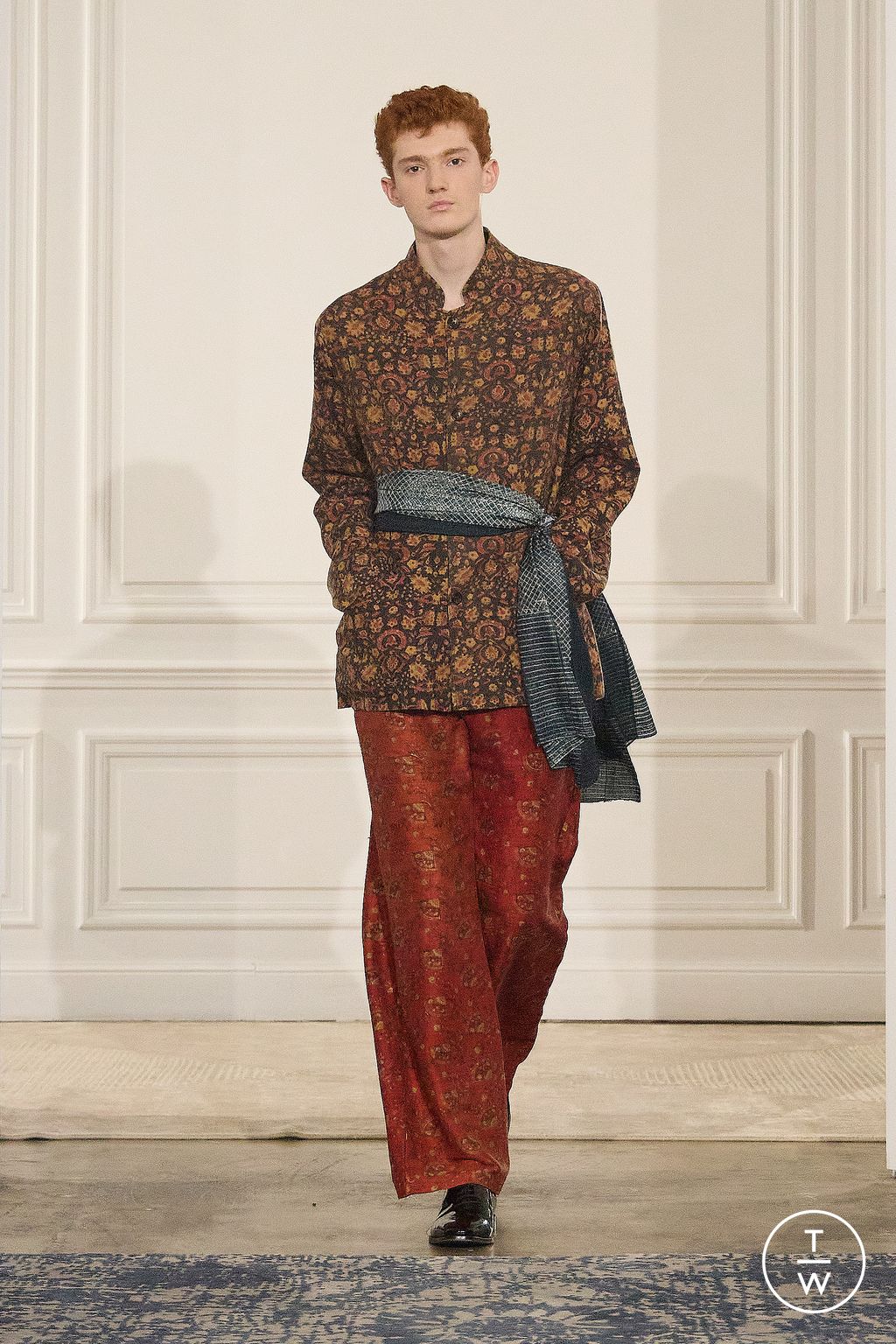 Fashion Week Paris Fall/Winter 2026 look 19 de la collection Kartik Research menswear