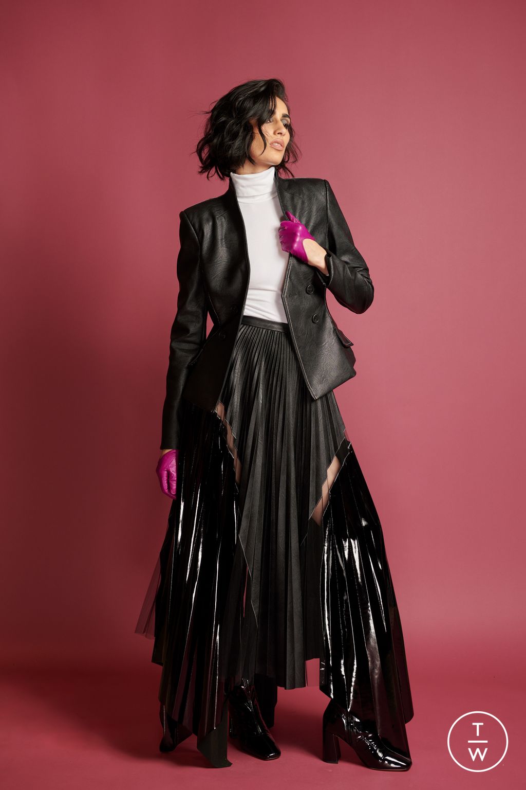 Fashion Week New York Resort 2024 look 1 de la collection Bibhu Mohapatra womenswear