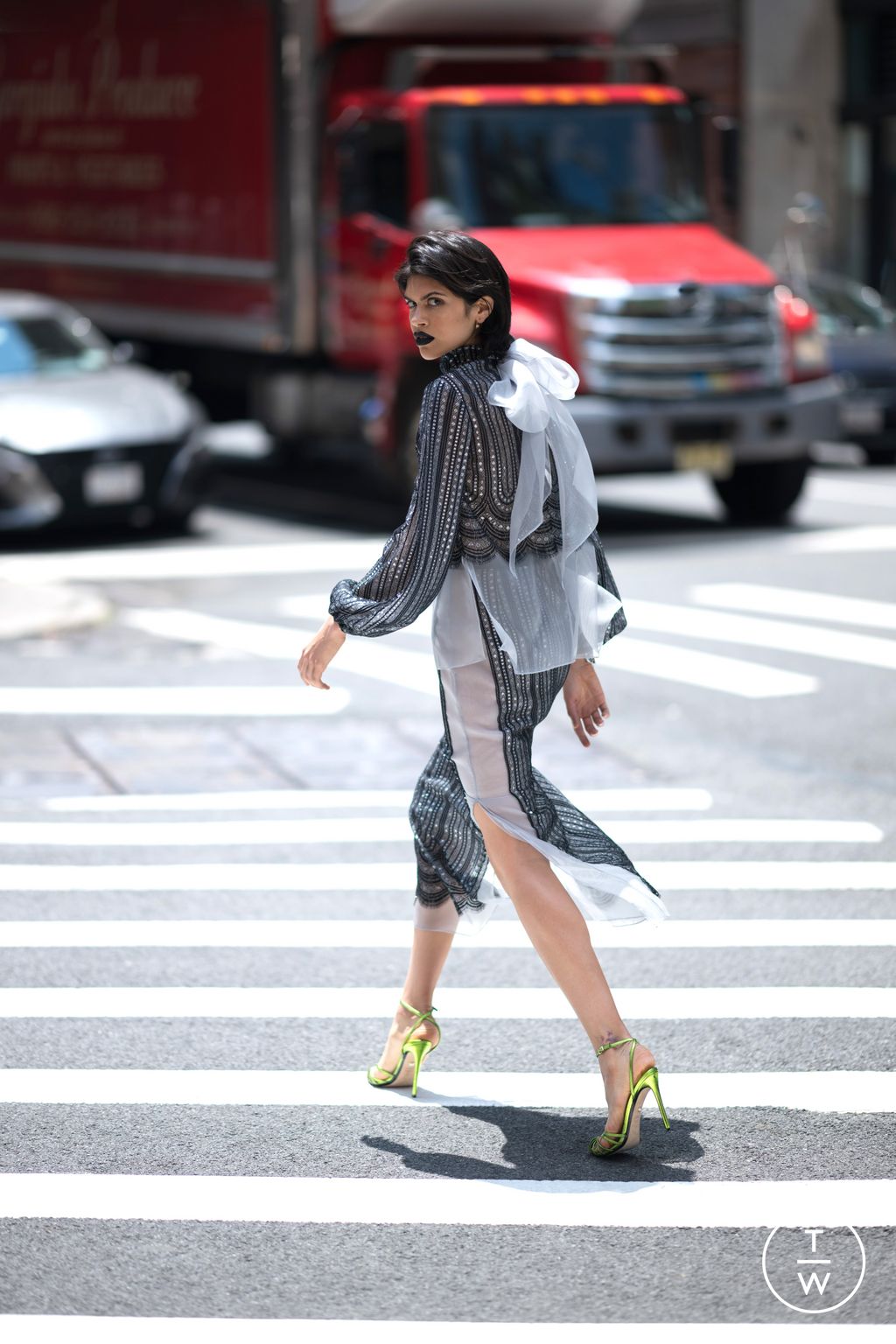 Fashion Week New York Resort 2025 look 1 from the Bibhu Mohapatra collection womenswear