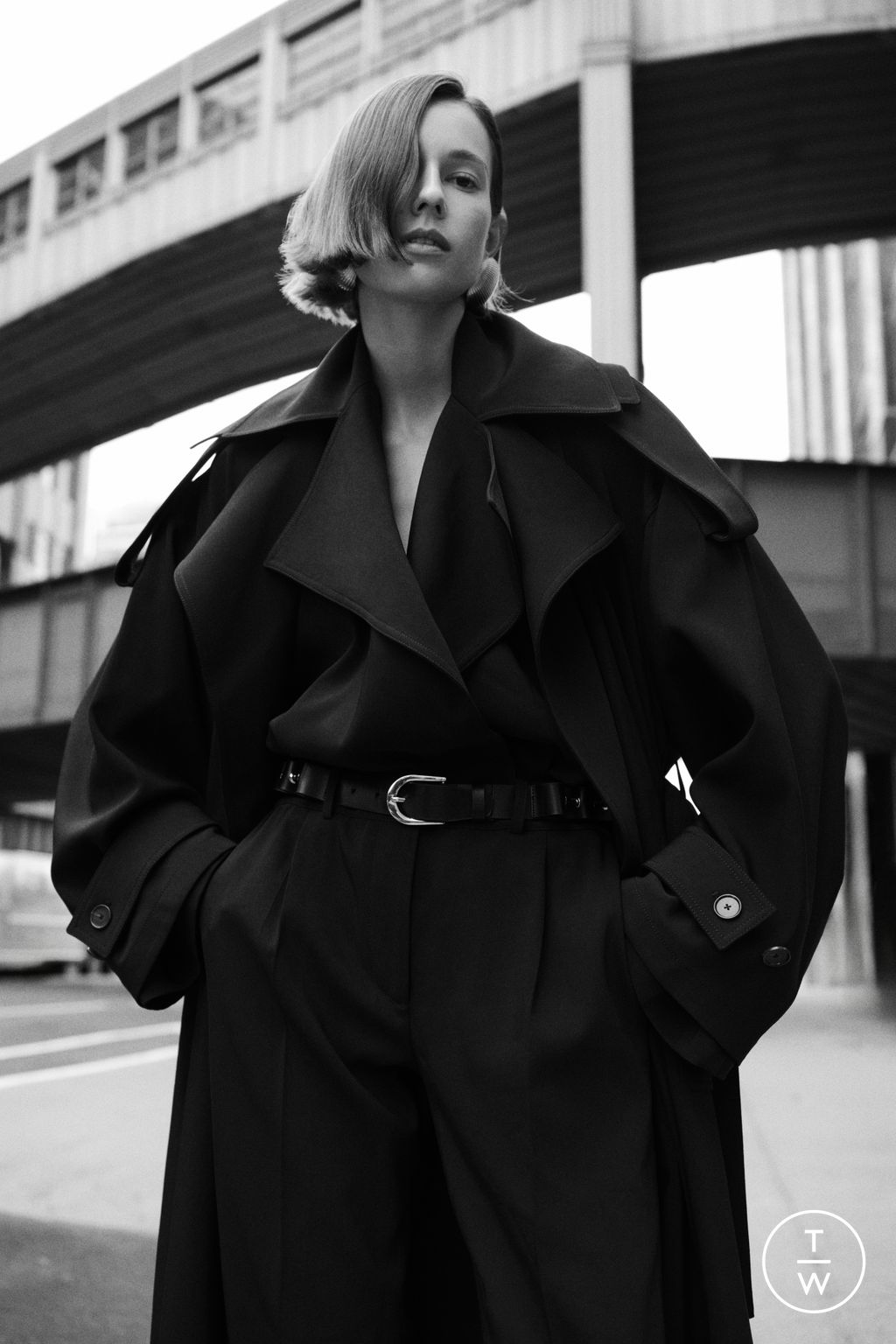 Fashion Week New York Resort 2026 look 2 from the Brandon Maxwell collection womenswear