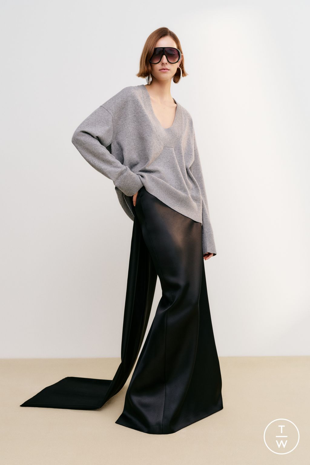 Fashion Week New York Resort 2026 look 20 from the Brandon Maxwell collection womenswear