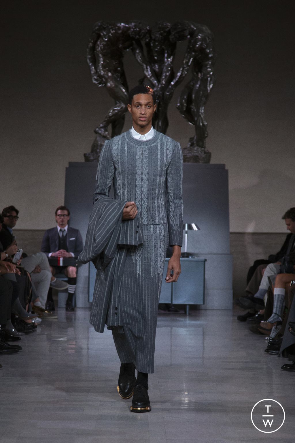 Fashion Week New York Fall/Winter 2026 look 20 de la collection Thom Browne womenswear