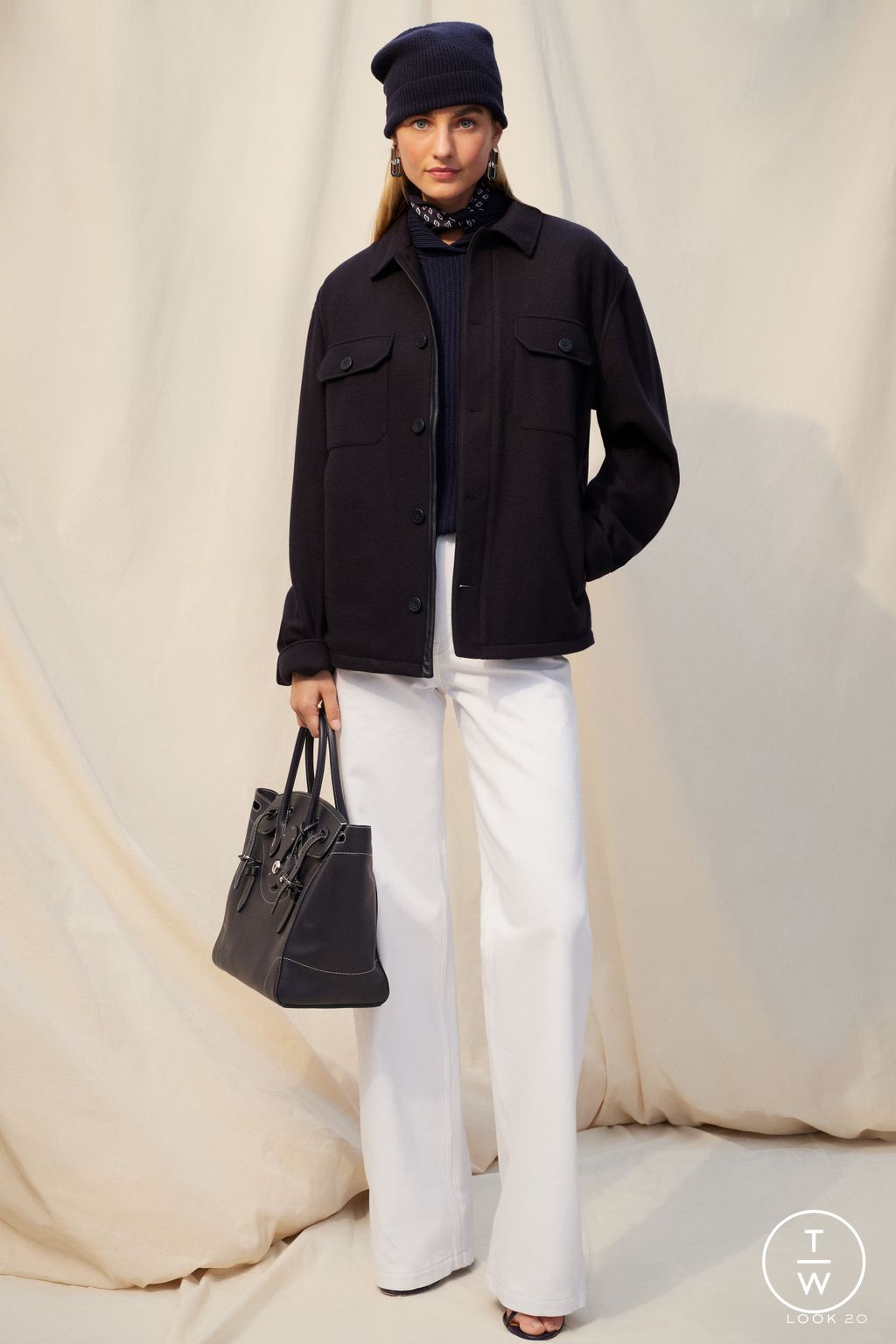 Fashion Week New York Resort 2026 look 20 from the Ralph Lauren collection womenswear