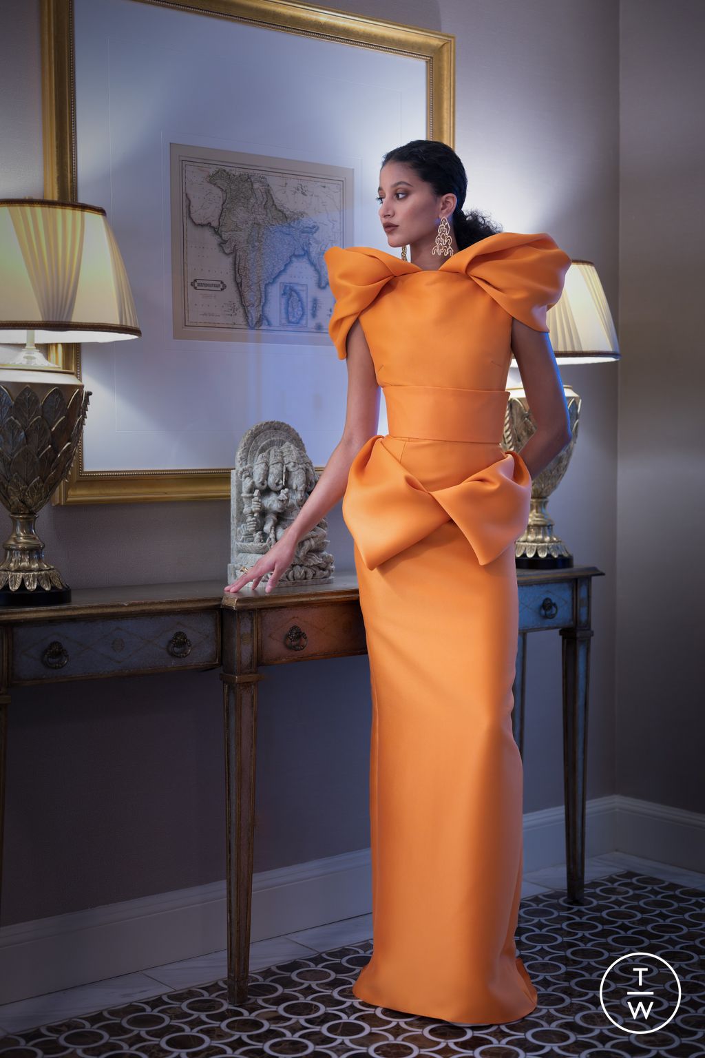 Fashion Week New York Resort 2026 look 20 from the Bibhu Mohapatra collection womenswear