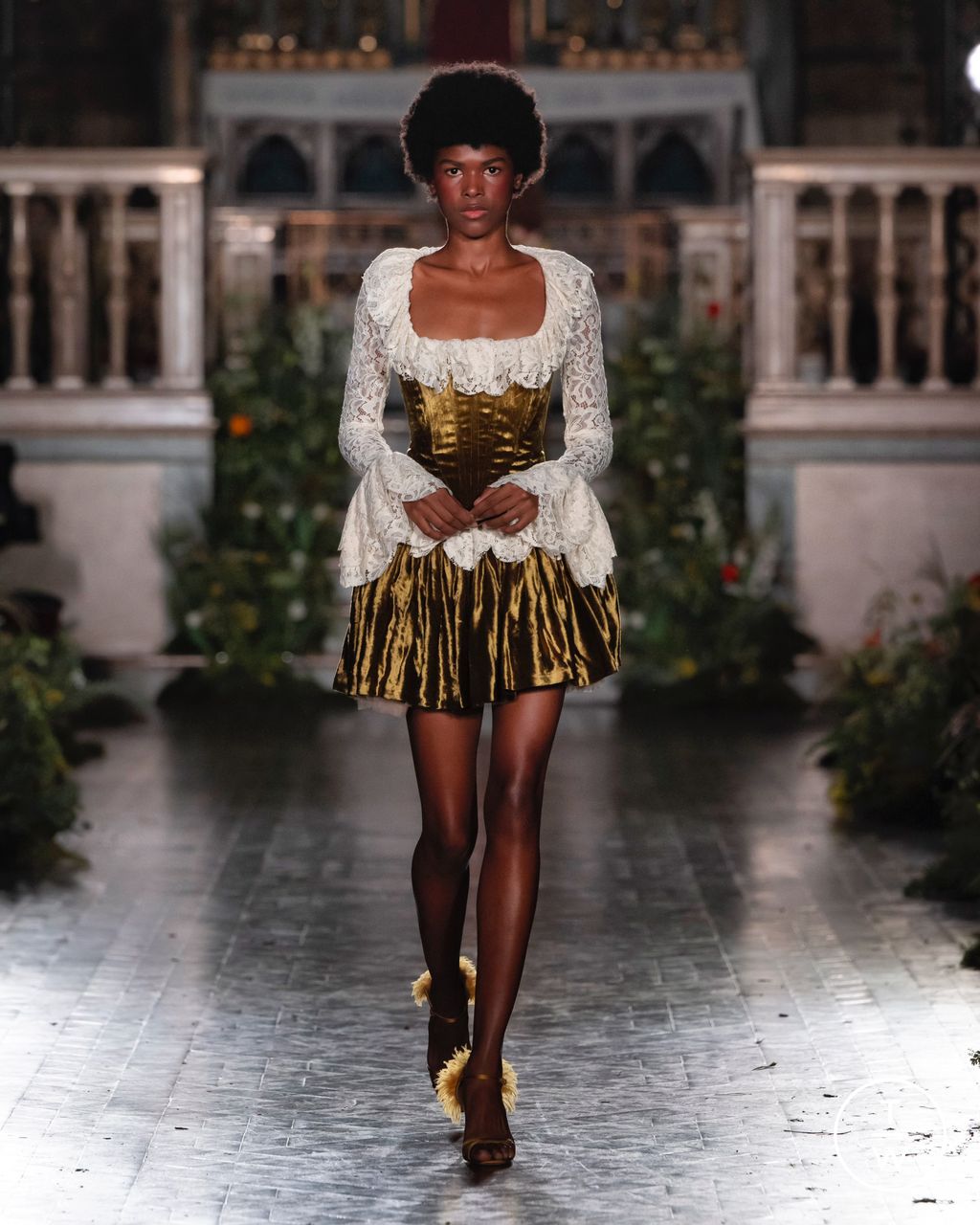 Fashion Week London Fall/Winter 2024 look 21 from the Annie's Ibiza collection womenswear