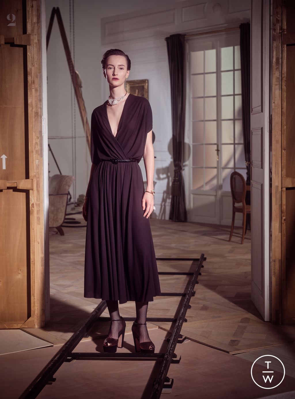 Fashion Week Paris Pre-Fall 2024 look 98 from the Christian Dior collection womenswear