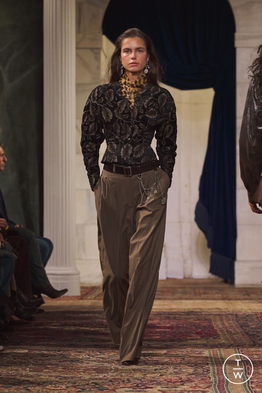 Fashion Week New York Fall/Winter 2026 look 21 from the Ralph Lauren collection womenswear
