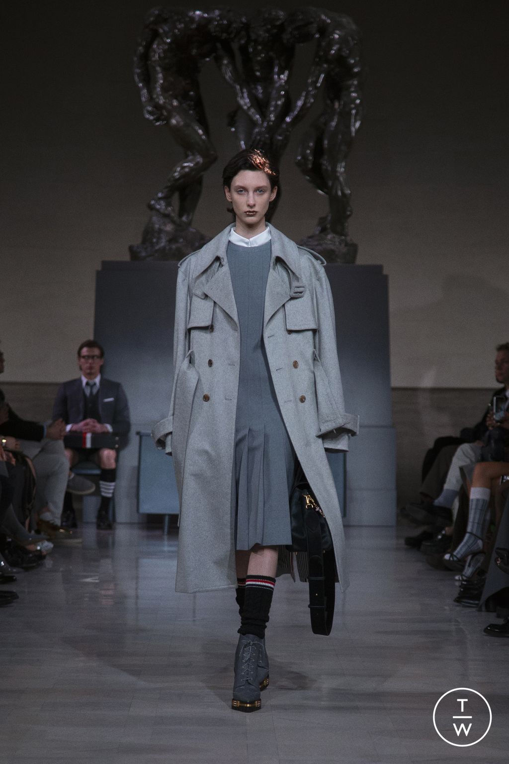 Fashion Week New York Fall/Winter 2026 look 21 de la collection Thom Browne womenswear