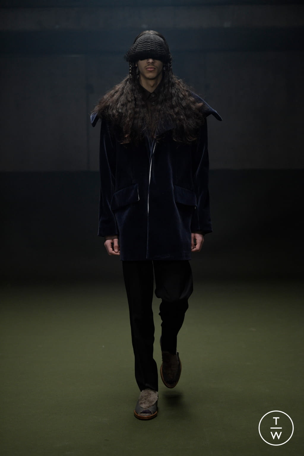 Fashion Week Paris Fall/Winter 2021 look 21 from the Namacheko collection menswear