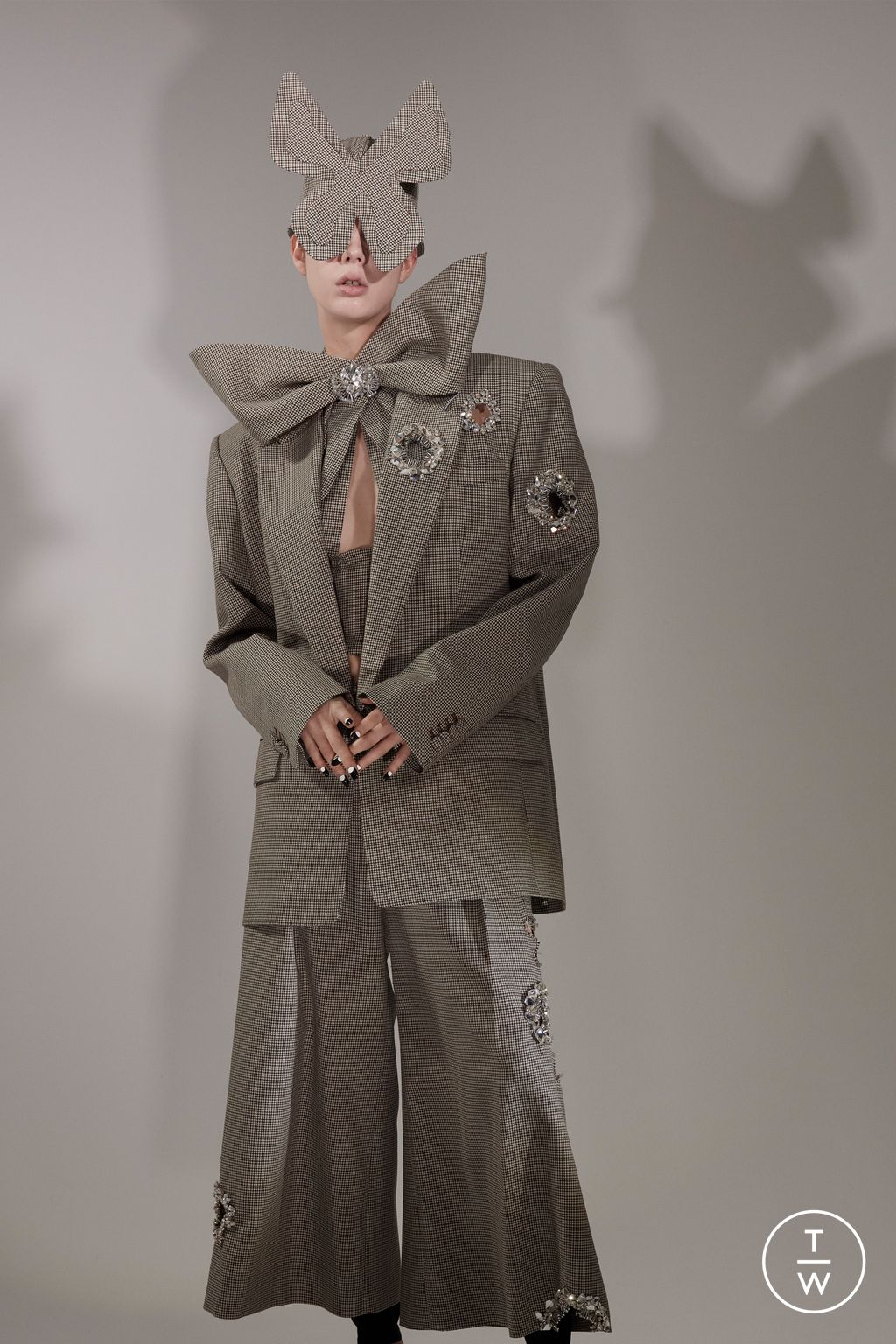 Fashion Week New York Pre-Fall 2023 look 21 from the Area collection womenswear