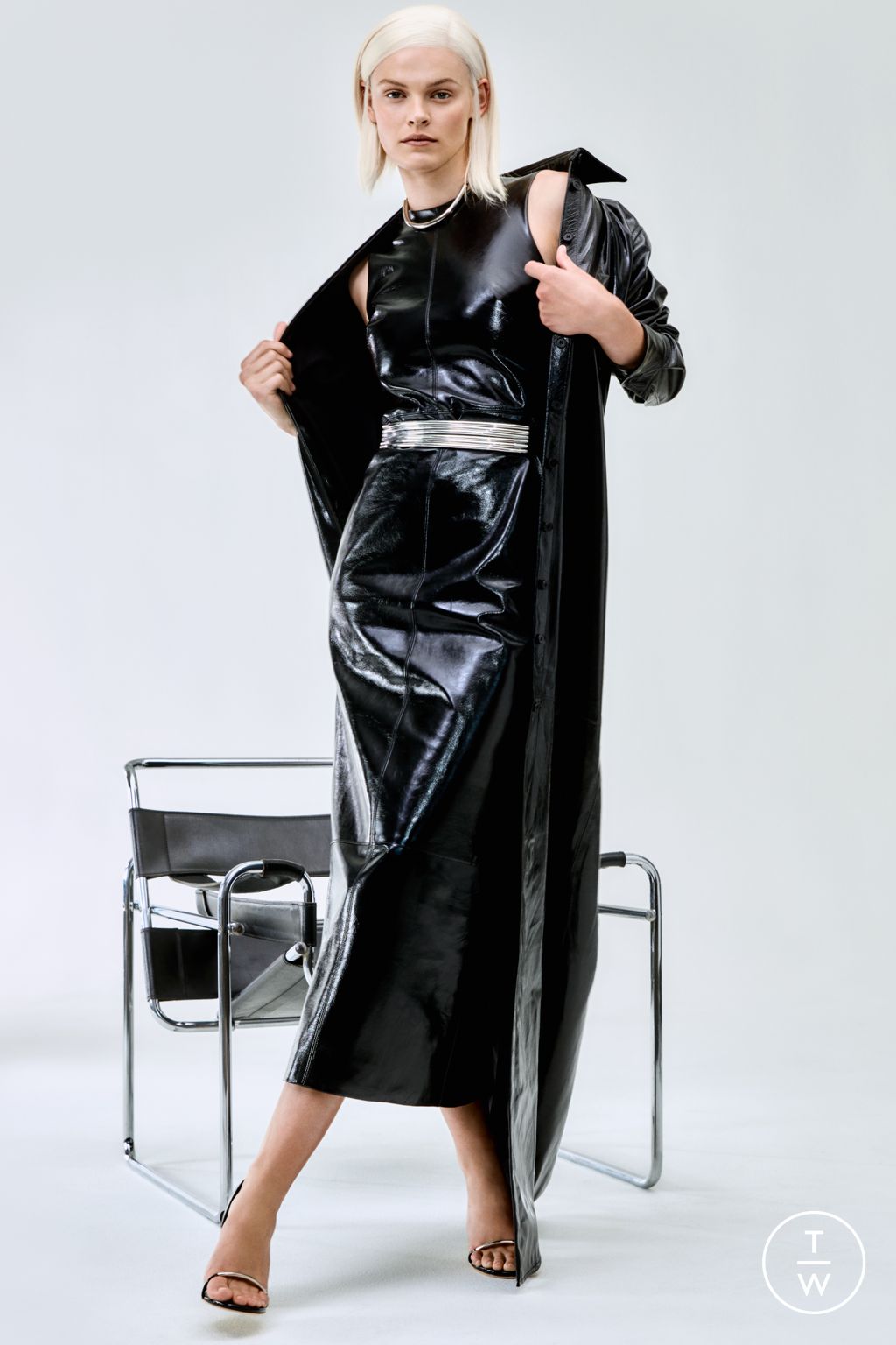 Fashion Week New York Resort 2024 look 22 from the Brandon Maxwell collection womenswear