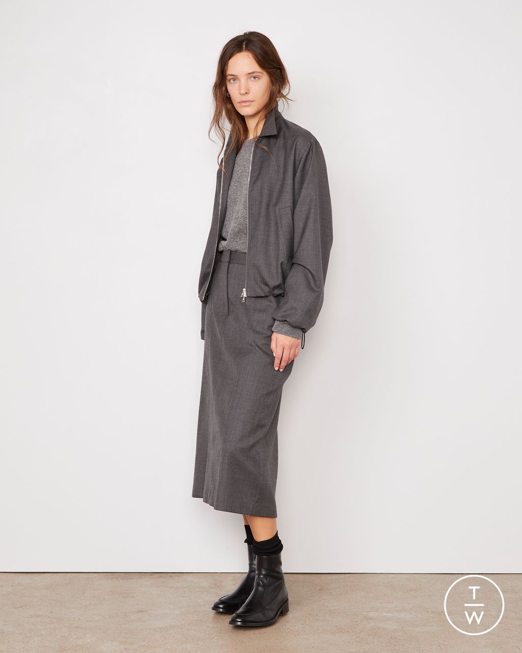 Fashion Week Paris Pre-Fall 2026 look 22 de la collection Officine Générale womenswear