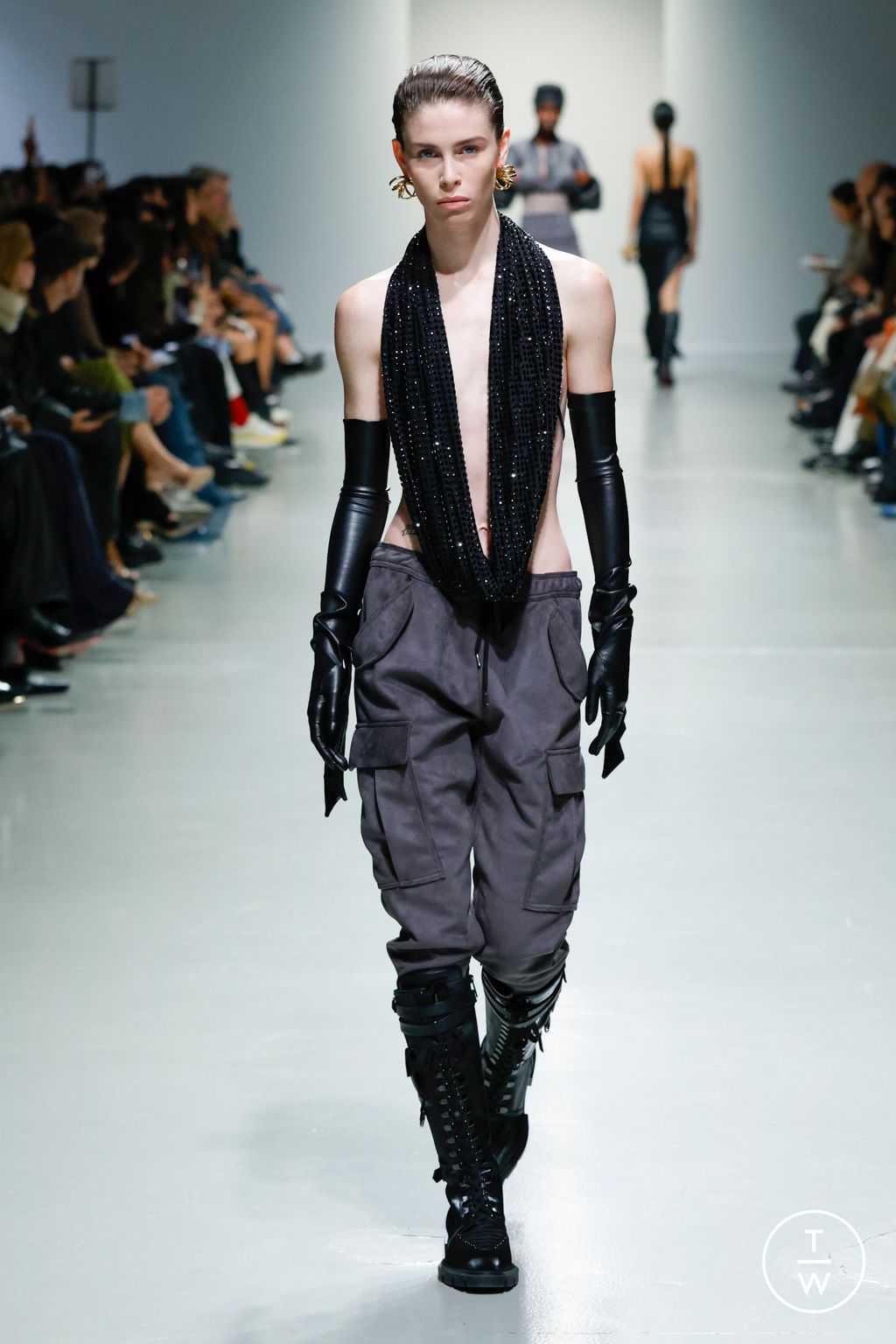 Fashion Week Paris Spring/Summer 2025 look 23 from the Atlein collection womenswear
