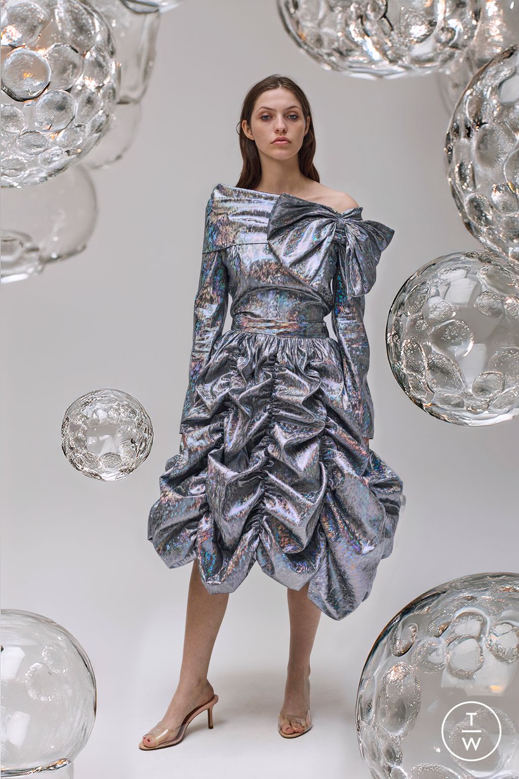 Fashion Week New York Resort 2025 look 23 from the Batsheva collection womenswear