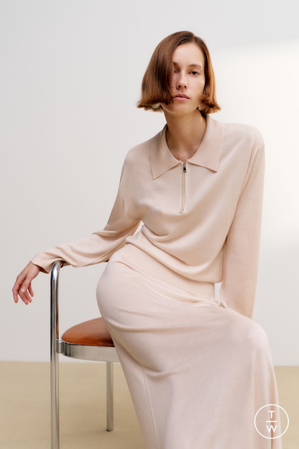 Fashion Week New York Resort 2026 look 23 from the Brandon Maxwell collection womenswear