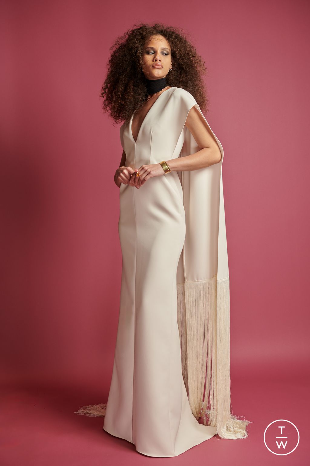 Fashion Week New York Resort 2024 look 23 from the Bibhu Mohapatra collection 女装