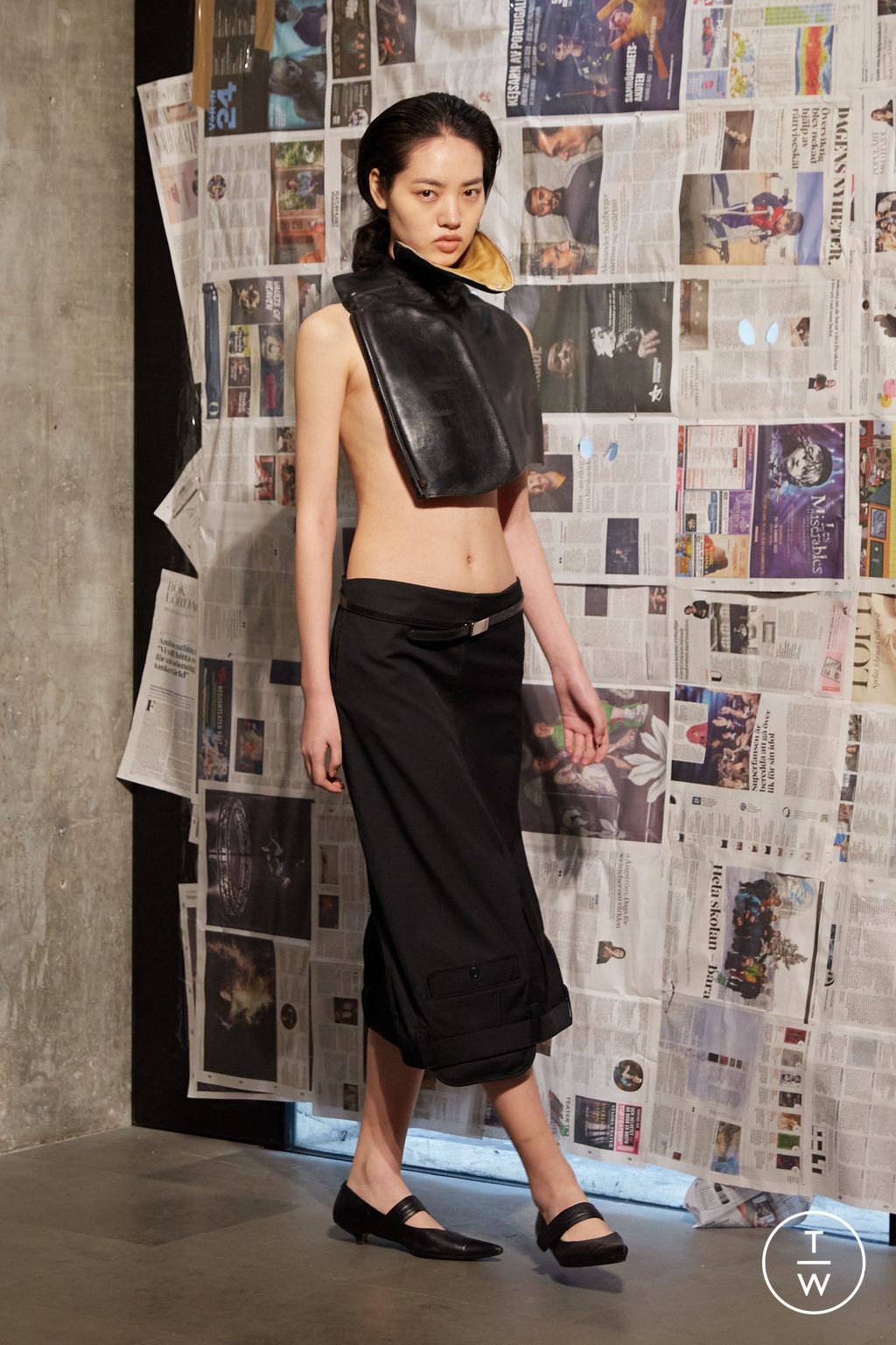 Fashion Week Paris Fall/Winter 2024 look 23 de la collection Hodakova womenswear