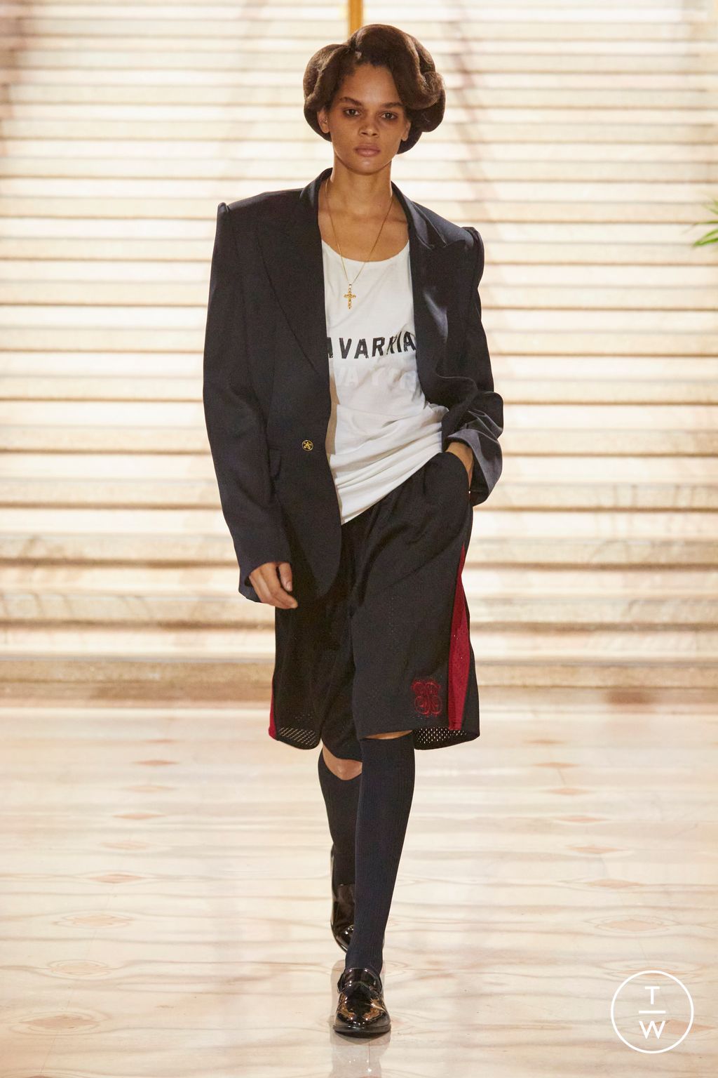 Fashion Week New York Spring/Summer 2024 look 24 from the Willy Chavarria collection menswear