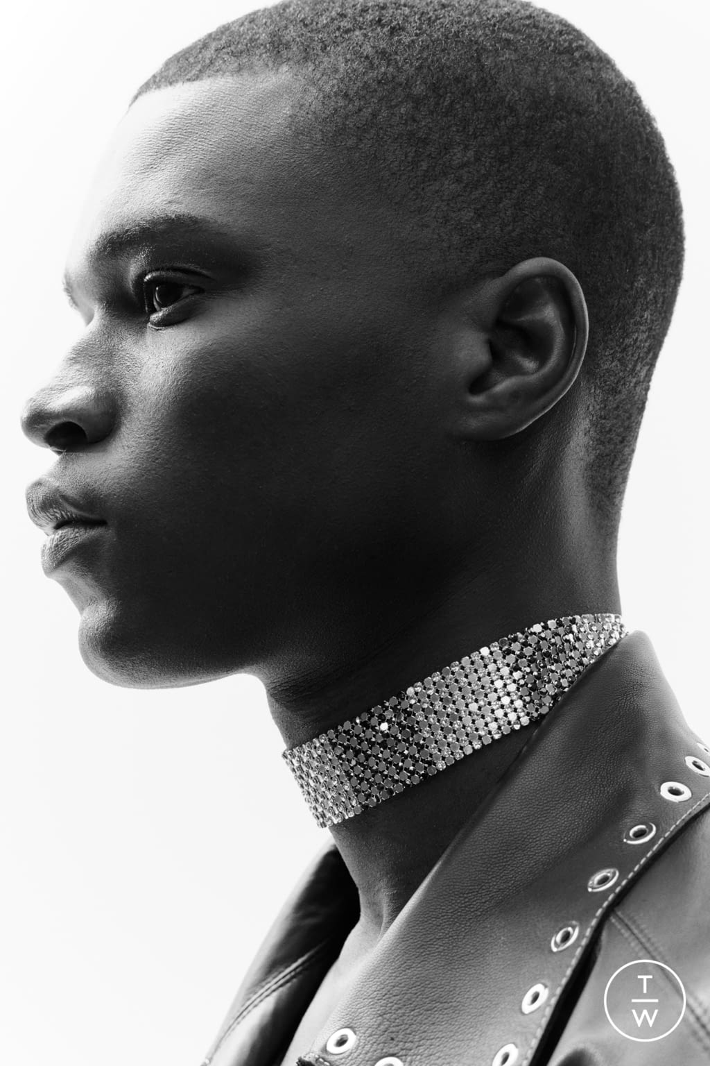 Fashion Week Paris Fall/Winter 2021 look 24 de la collection Ludovic de Saint Sernin menswear