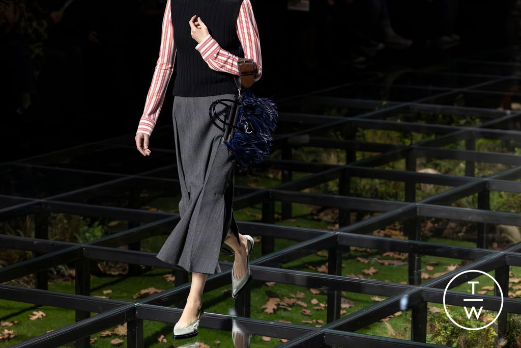 Fashion Week Milan Fall/Winter 2024 look 9 from the Prada collection womenswear accessories