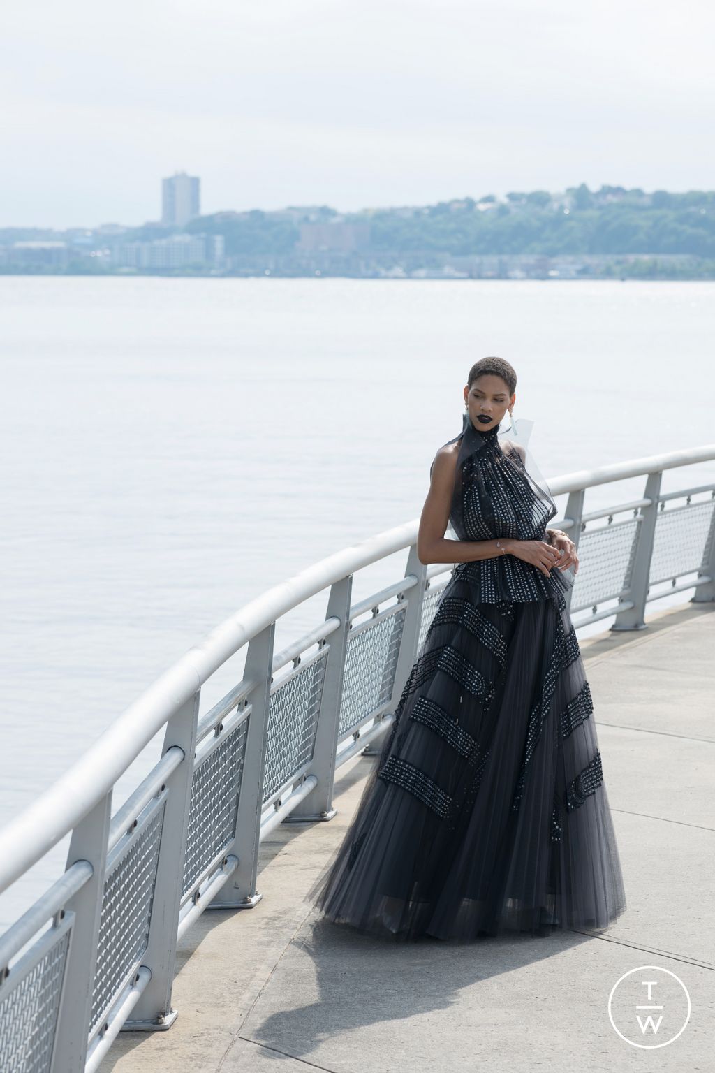 Fashion Week New York Resort 2025 look 24 from the Bibhu Mohapatra collection womenswear