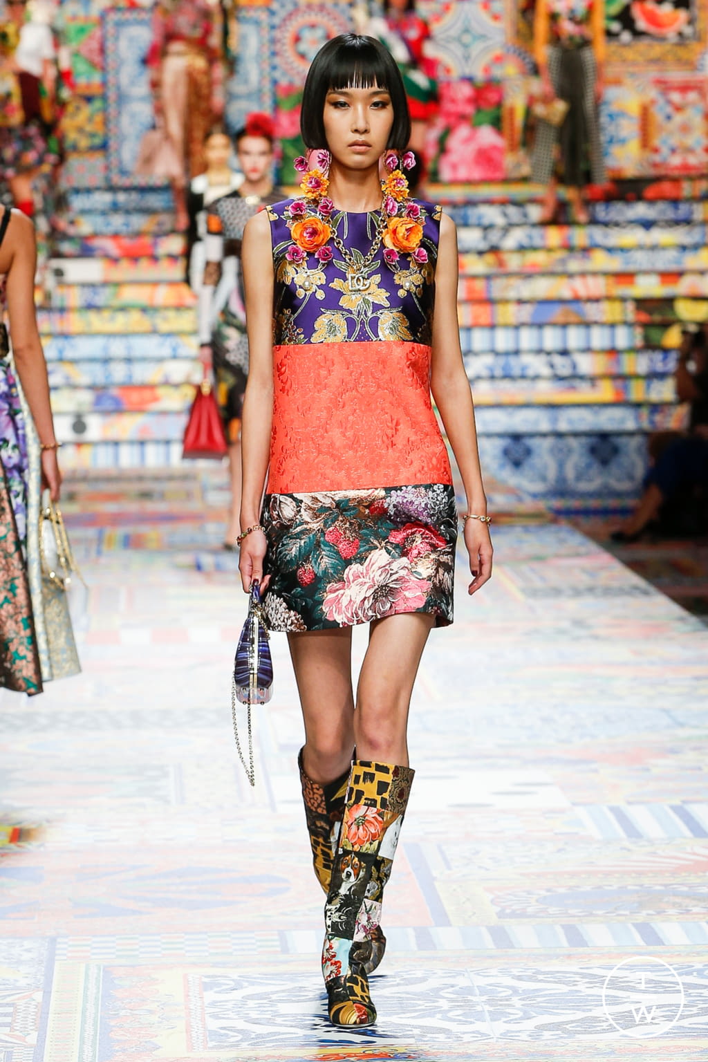 Fashion Week Milan Spring/Summer 2021 look 26 de la collection Dolce & Gabbana womenswear