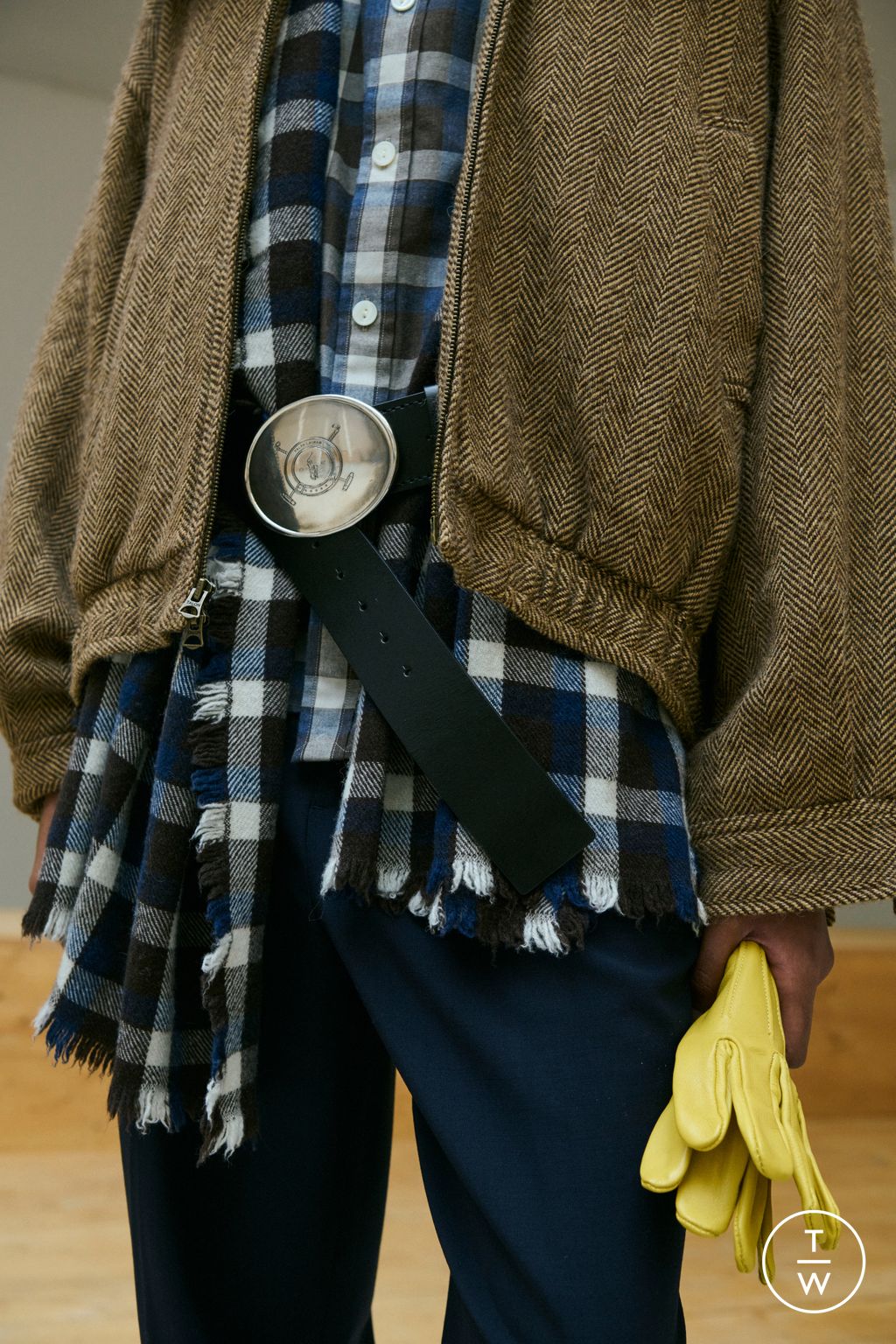 Fashion Week New York Fall/Winter 2026 look 16 from the Polo Ralph Lauren collection womenswear accessories