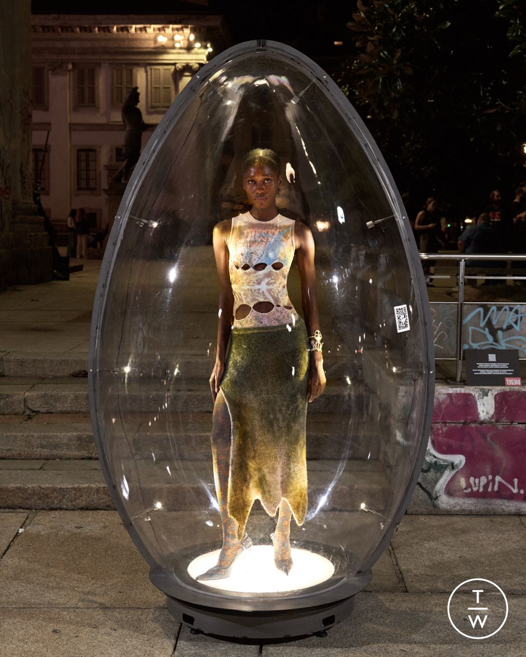 Fashion Week Milan Spring/Summer 2026 look 25 from the DIESEL collection womenswear