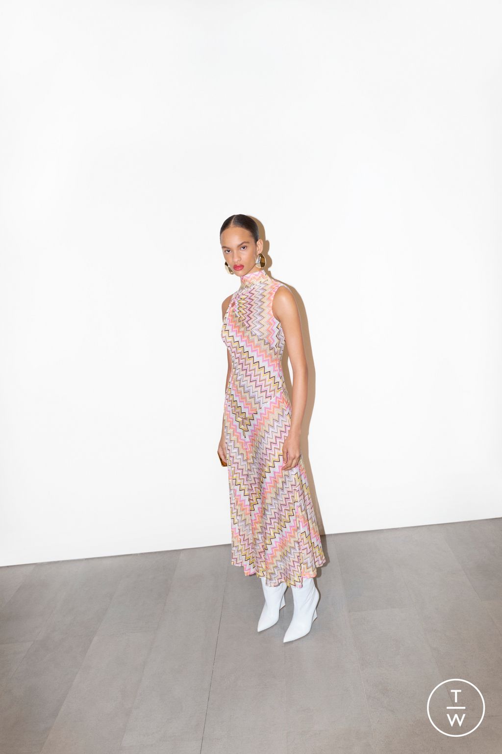 Fashion Week Milan Pre-Fall 2024 look 21 from the Missoni collection 女装