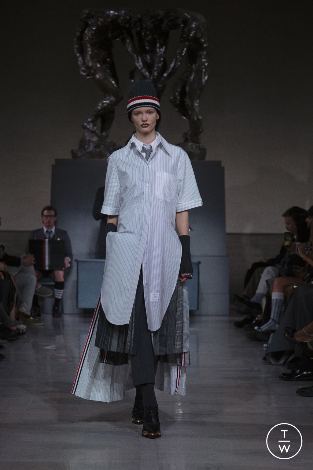 Fashion Week New York Fall/Winter 2026 look 25 de la collection Thom Browne womenswear